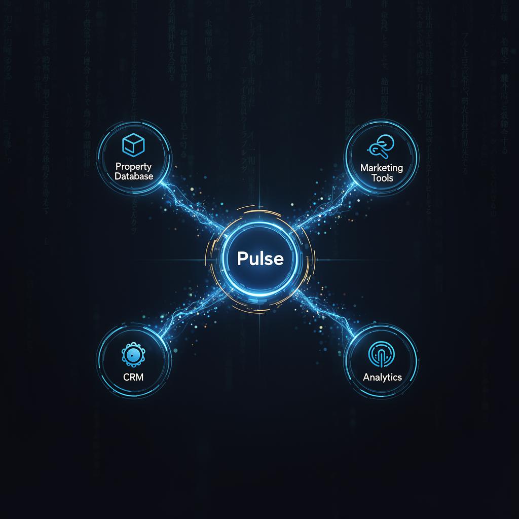 Pulse integrationsplattform som kopplar samman PropTech-verktyg i ett centralt nätverk